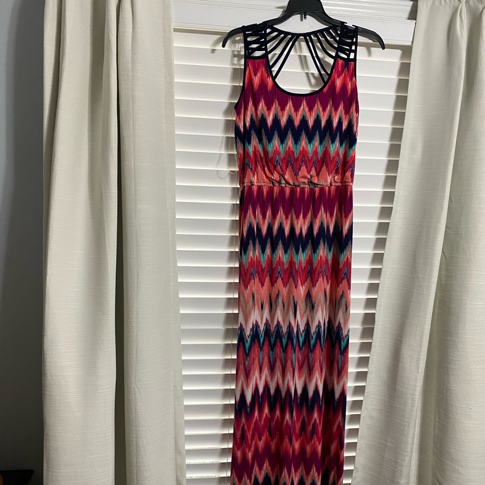 Striped maxi dress